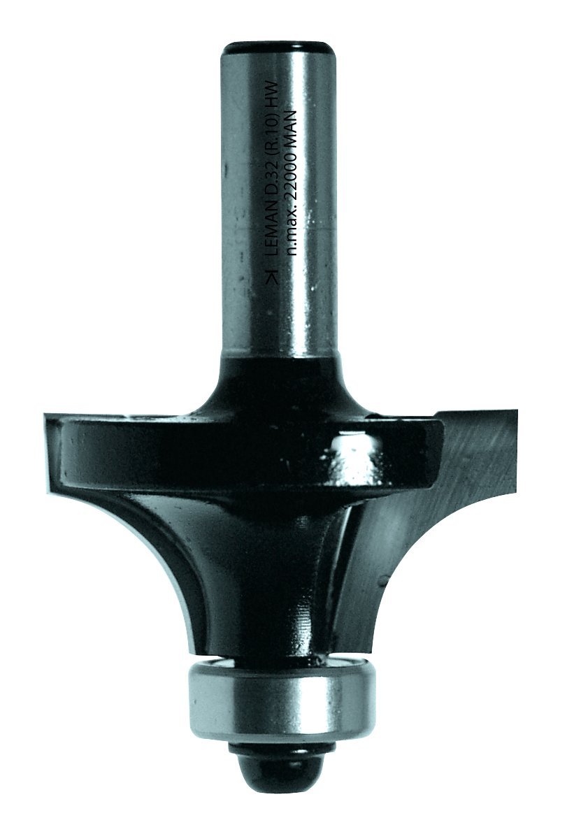 Leman 4258.702.00 Carbide-Tipped Router Bit with Ball Bearing Guide, Blue, 4258.705.00