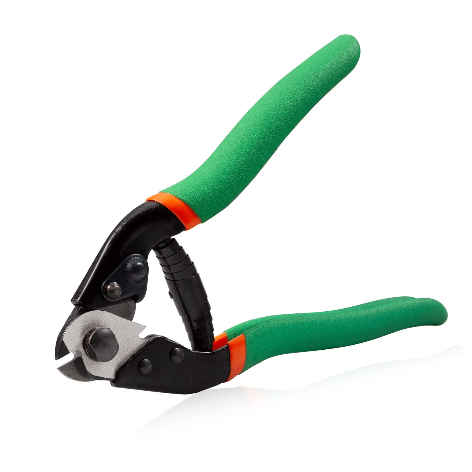 SPEEDWOX 7.5" Heavy Duty Wire Rope Cutter Steel Wire Cutters for DIY Projects Hardened Blades Railing Decking Wire Seals Bicycle Cable