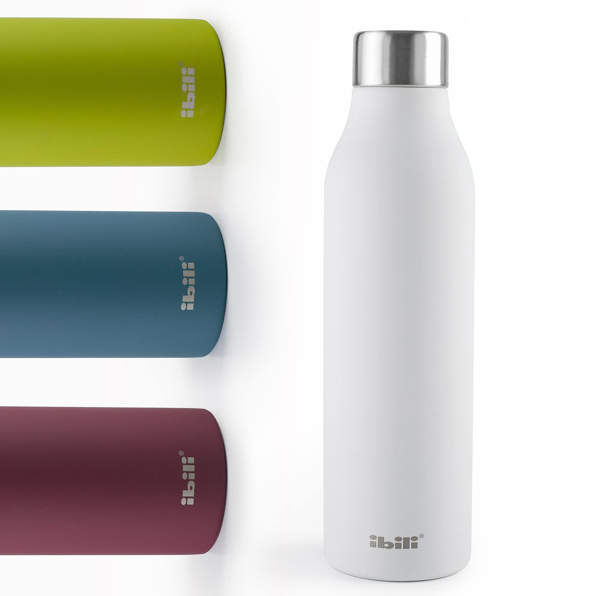 IBILI Surf Thermos Flask with Double Wall, Pure, 500 ml, 18/10 Stainless Steel, Double Wall, Reusable — image 1