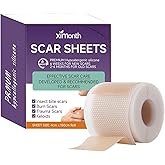 FODIEME Silicone Scar Sheets, Premium Hypoallergenic Treatment for New and Old Scars, 6 Weeks (1.5M, Count, 1)