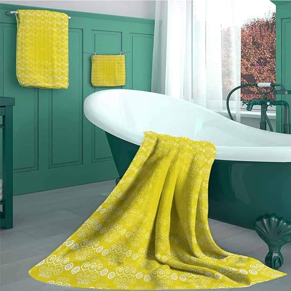 Yellow Luxury Bath Towels