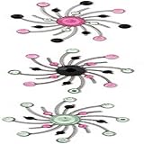 Karen Foster Design, Scrapbooking and Craft Embellishment, Swirl Burst Brads, Pop Culture