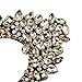Holylove Woman Fashion Handmade Tawny Glass Beads Choker Statement Necklace with Earrings Jewelry Set-8454 Set