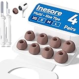 4-Pair Replacement Ear Tips for AirPods Pro 2nd/1st