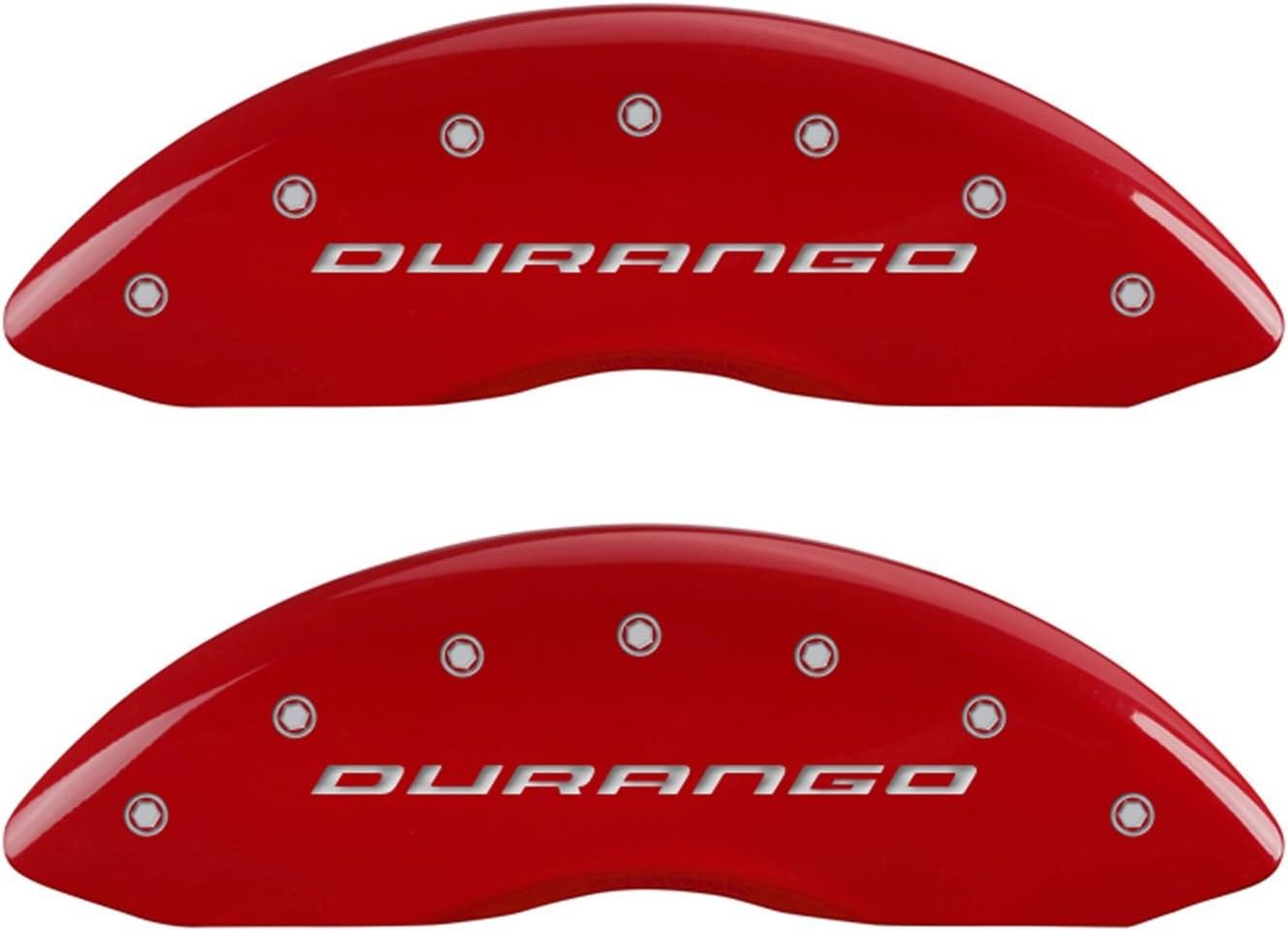 MGP Caliper Covers 12193SDG1RD Caliper Cover with Red Powder Coat Finish, (Set of 4)