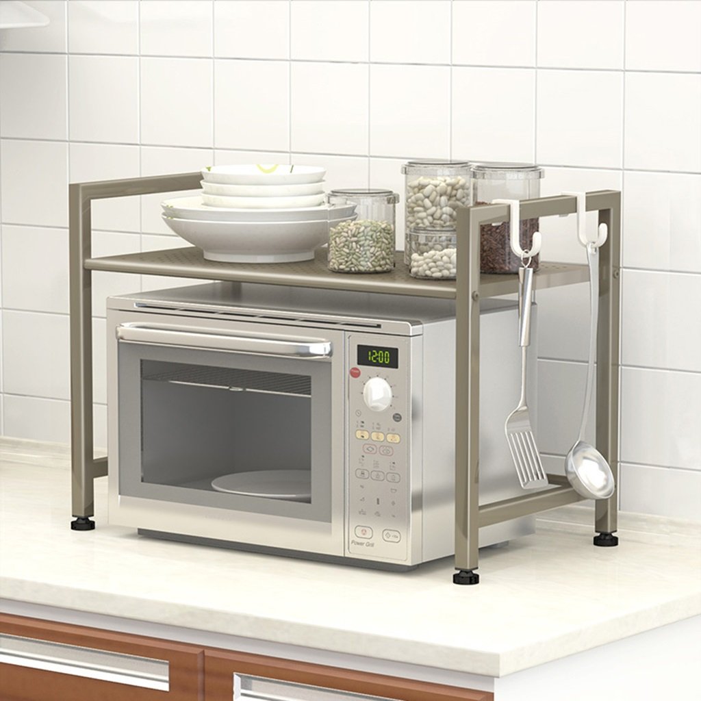 Chen Hornos de Microondas Estantes 2 Estantes Estante de Horno ...