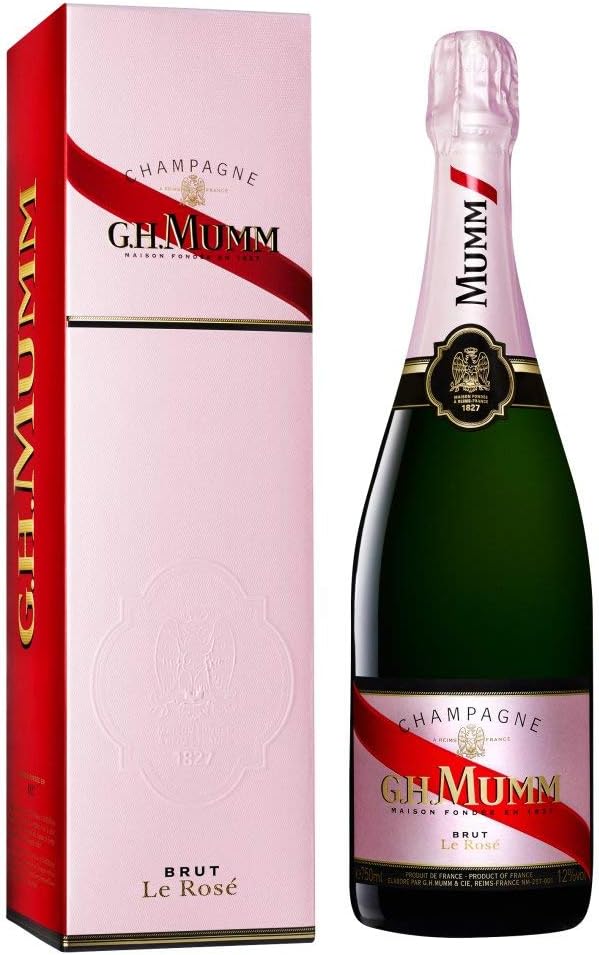 G H Mumm Brut Le Rosé NV Champagne with Gift Box, 75 cl