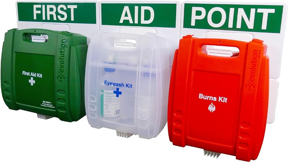 Safety First Aid Group Evolution First Aid Eye Wash Burns Point Large 43cm x
