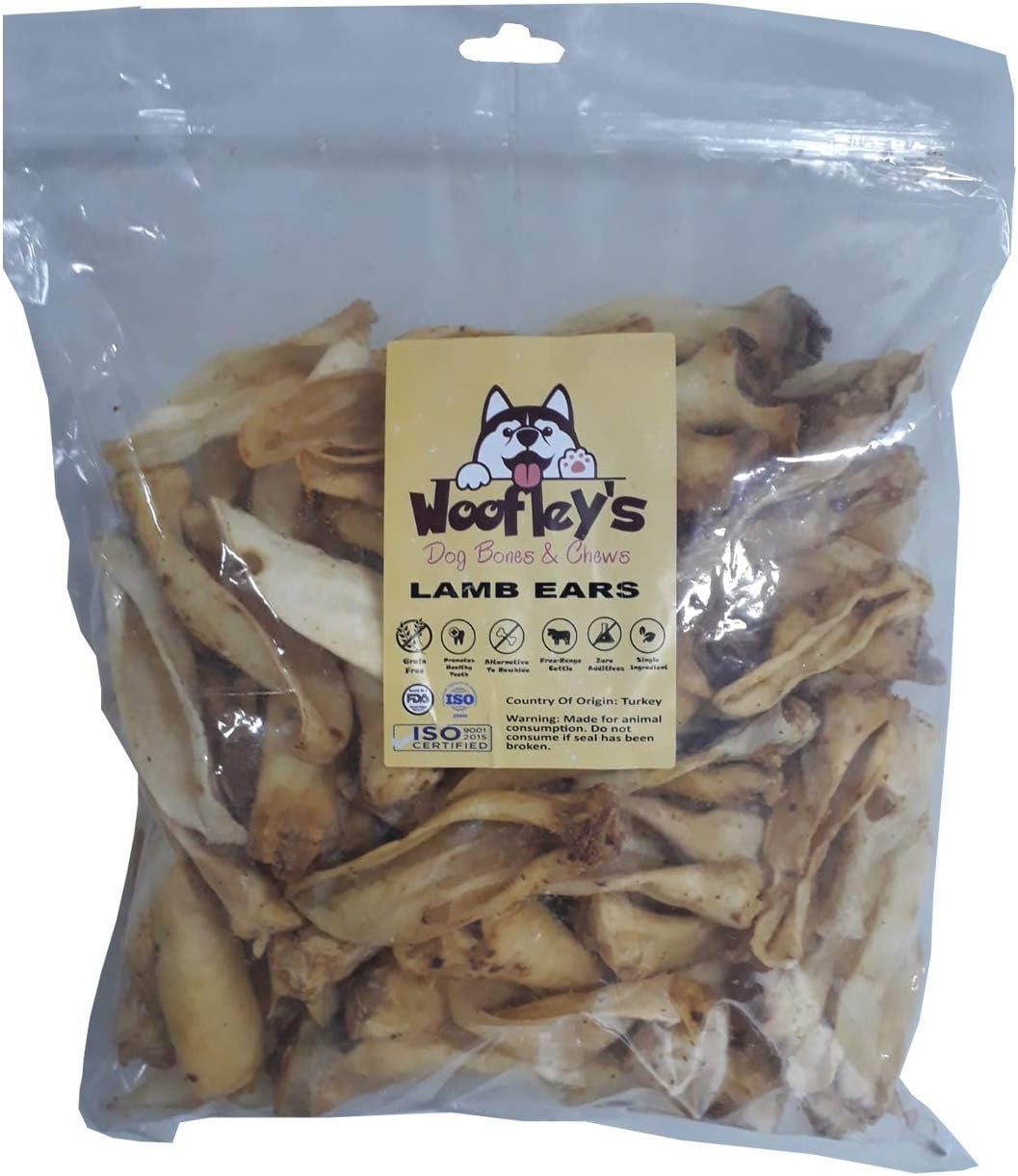Woofley’s Lamb Ears Premium Lamb Ear Dog Chews (1000 gr/Pack) Best