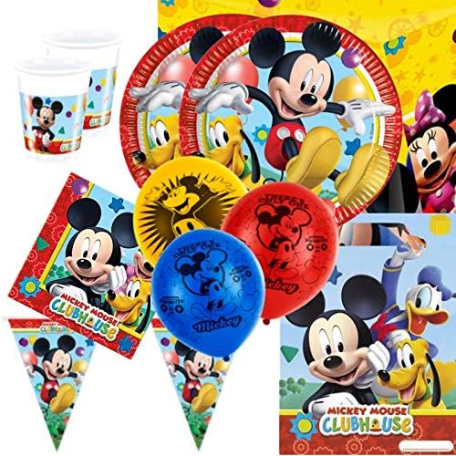 Disney Mickey Mouse Deluxe Party Pack for 16