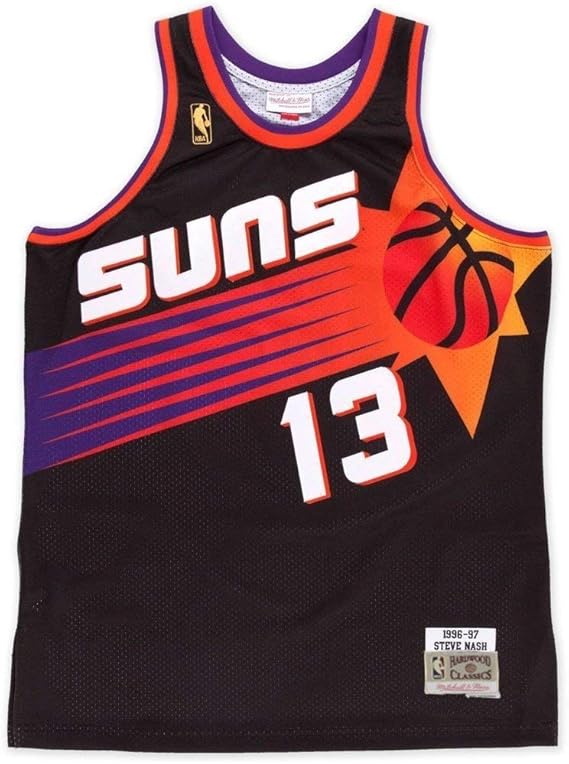 Amazon Co Jp スティーブ ナッシュ フェニックス サンズ Mitchell And Ness メンズ ブラック スローバック ジェシー 5x Large ブラック 服 ファッション小物
