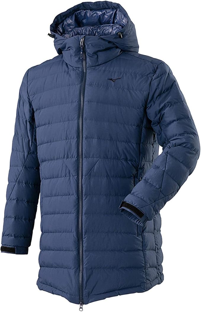 Amazon ミズノ アウトドアウェア ブレスサーモ ライトウェイトダウンハーフコート me8557 メンズ メディーバルブルー 日本 M 日本サイズm相当 アウトドア アウトドアジャケット 通販