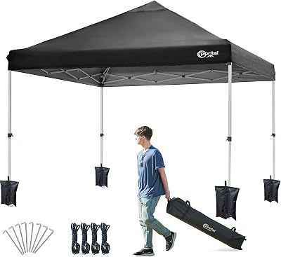 Portal 2.5m x 2.5m Heavy Duty Pop Up Gazebo Water Resistant & Fire Retardant