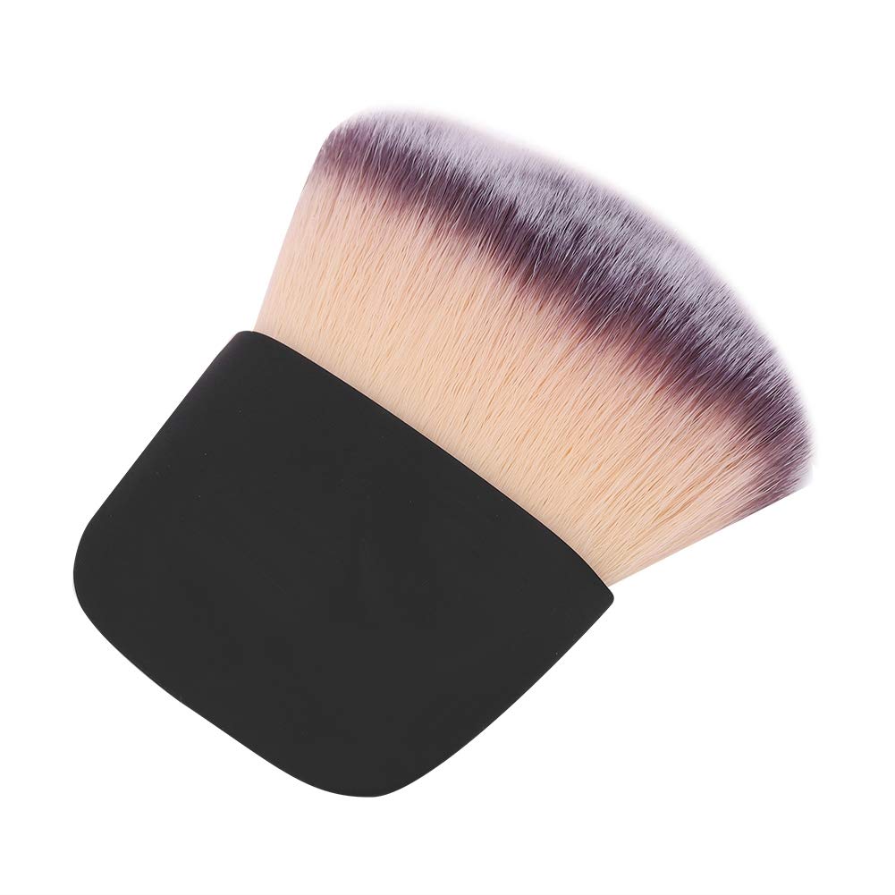 Mini Makeup Brush Soft Hair Bulk Powder Blush Brush Foundation Brush Beauty Tool for Mixing Liquid, Cream or Powder Cosmetics (Black)