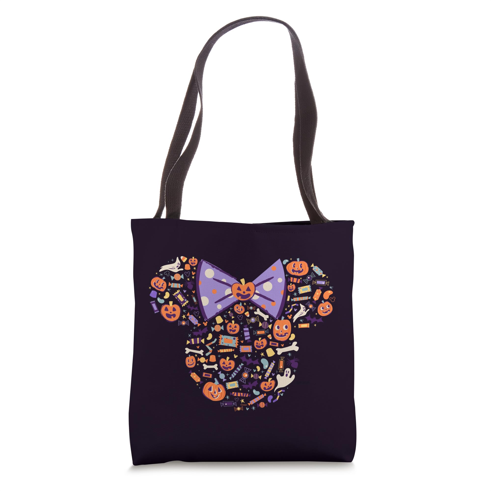 Photo 1 of Disney Minnie Mouse Icon Candy and Pumpkins Halloween Tote Bag