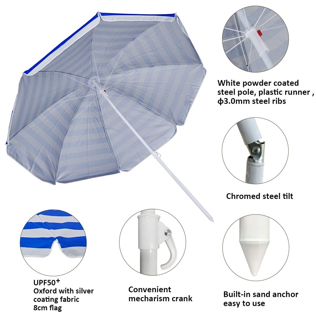 Pieds De Parasols Land De La Boutique Jardin Plage Parasol