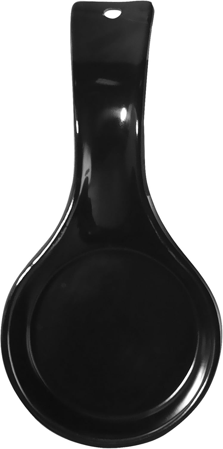 Calypso Basics by Reston Lloyd Spoon Rest, Black: Kitchen & Dining