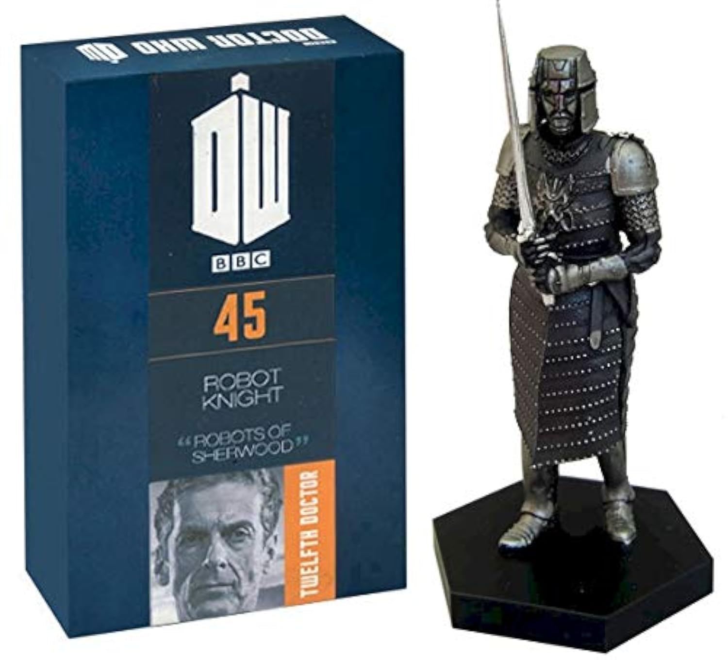 Doctor Who Figurine Robot Knight Hand Painted 1:21 Scale Collector Boxed Model Figure #45