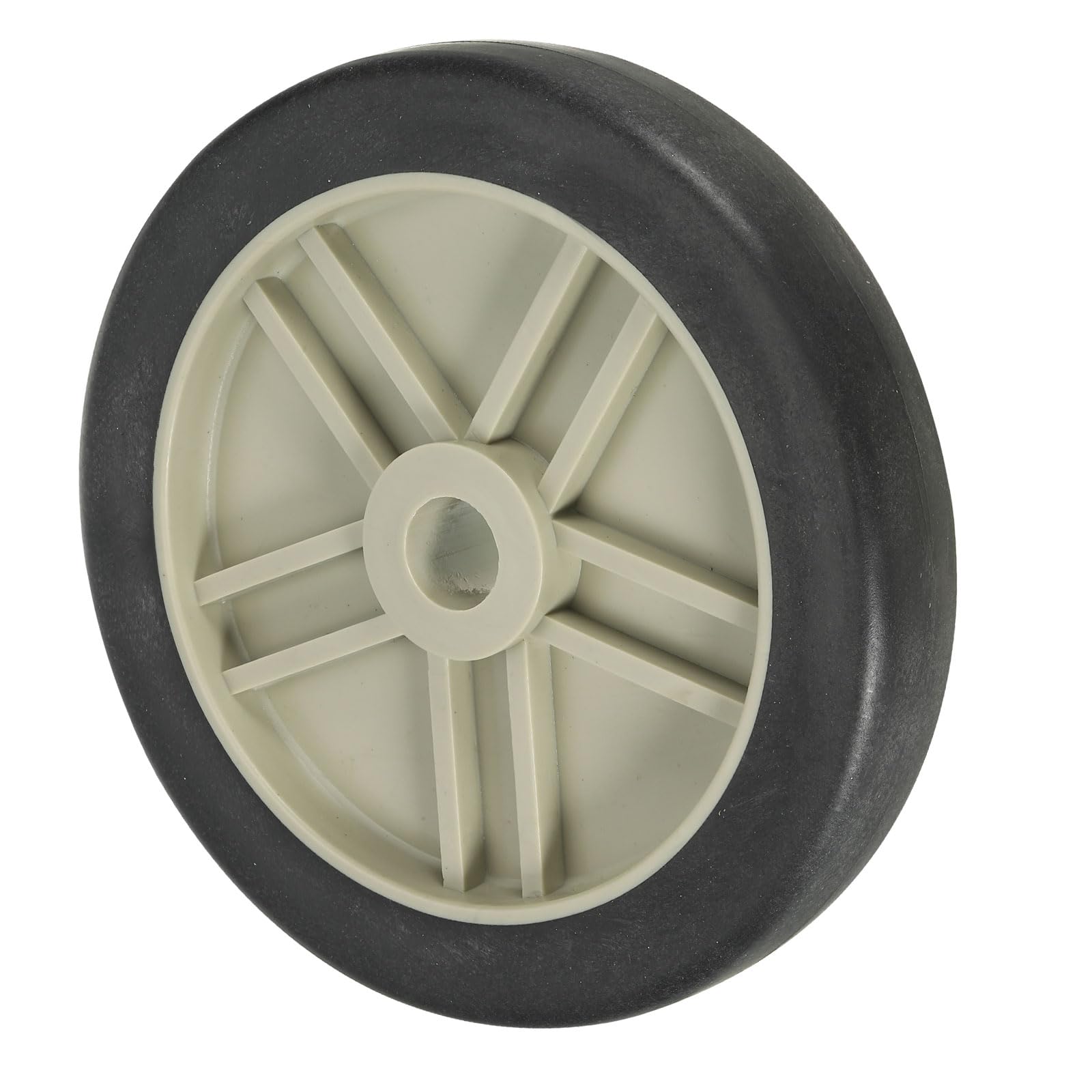 PATIKIL 7.5" Air Compressor Wheels, Universal Air Compressor Wheel Replacement Parts with 0.8" Dia. Hole for Easy Mobility, Beige