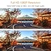 Mini Dash Cam 1080P Full HD Dash Camera for Cars Recorder 1.5inch Super Night Vision, 140° Wide Angle, Motion Detection, Parking Monitoring, G-Sensor, Loop Recording