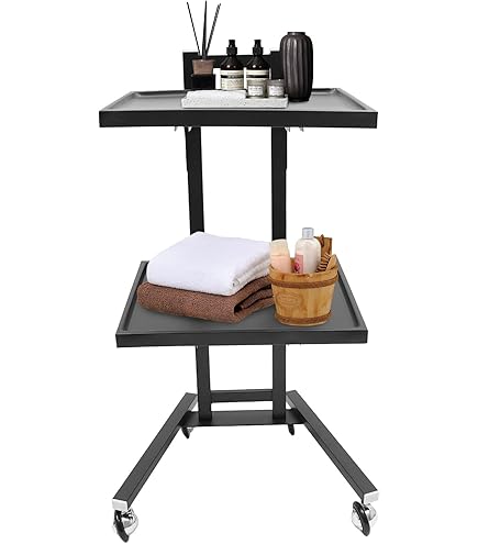 Multipurpose 2-Tray Utility Cart On Wheels Stainless Steel Cart - Primo Supply L Curated Problem - View #9