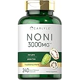 Carlyle Noni Fruit Capsules | 240 Count | Non-GMO, Gluten Free | Traditional Herb Supplement