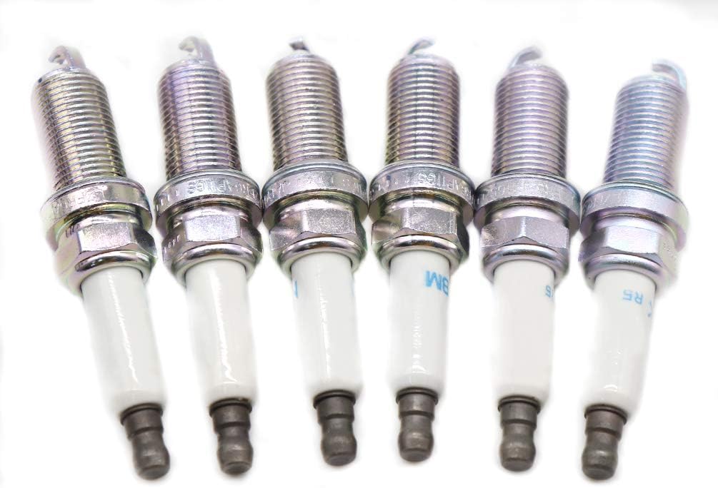 6PCS Laser Platinum SPARK-PLUG 12120037663, LZFR6AP11GS New Automotive Engine Replacement fit for BMW 125i 128i 130i 323i 325 i xi 328i 330 i xi 253i 525 I xi 530 I xi 630i 730i X1 X3 X5 Z4