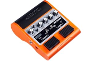 JOYO Guitar Amp with Effect Bluetooth Rechargeable Guitar Pedal Amplifier Combo Portable Small Practice Amp JAM Buddy (Orange)