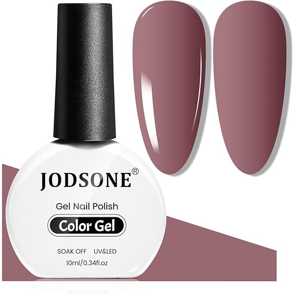 Amazon.com : JODSONE Dark Red Gel Nail Polish 10ml Burgundy Red