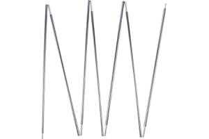 BRILLIANCE4U Tent Poles 113 in, Tent Poles Replacement for Kids Play Tent, 7001 T6 Heated Aluminum Tent Rod Outer Dia. 5/16“ 