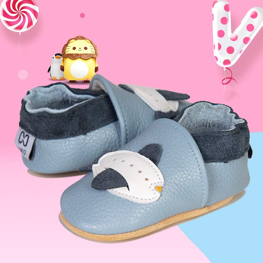  | YALOX Baby Girl Moccasins Cute Toddler Boy Loafer Flats Soft Sole Prewalker First Walking Leather Infant Shoes | Slippers