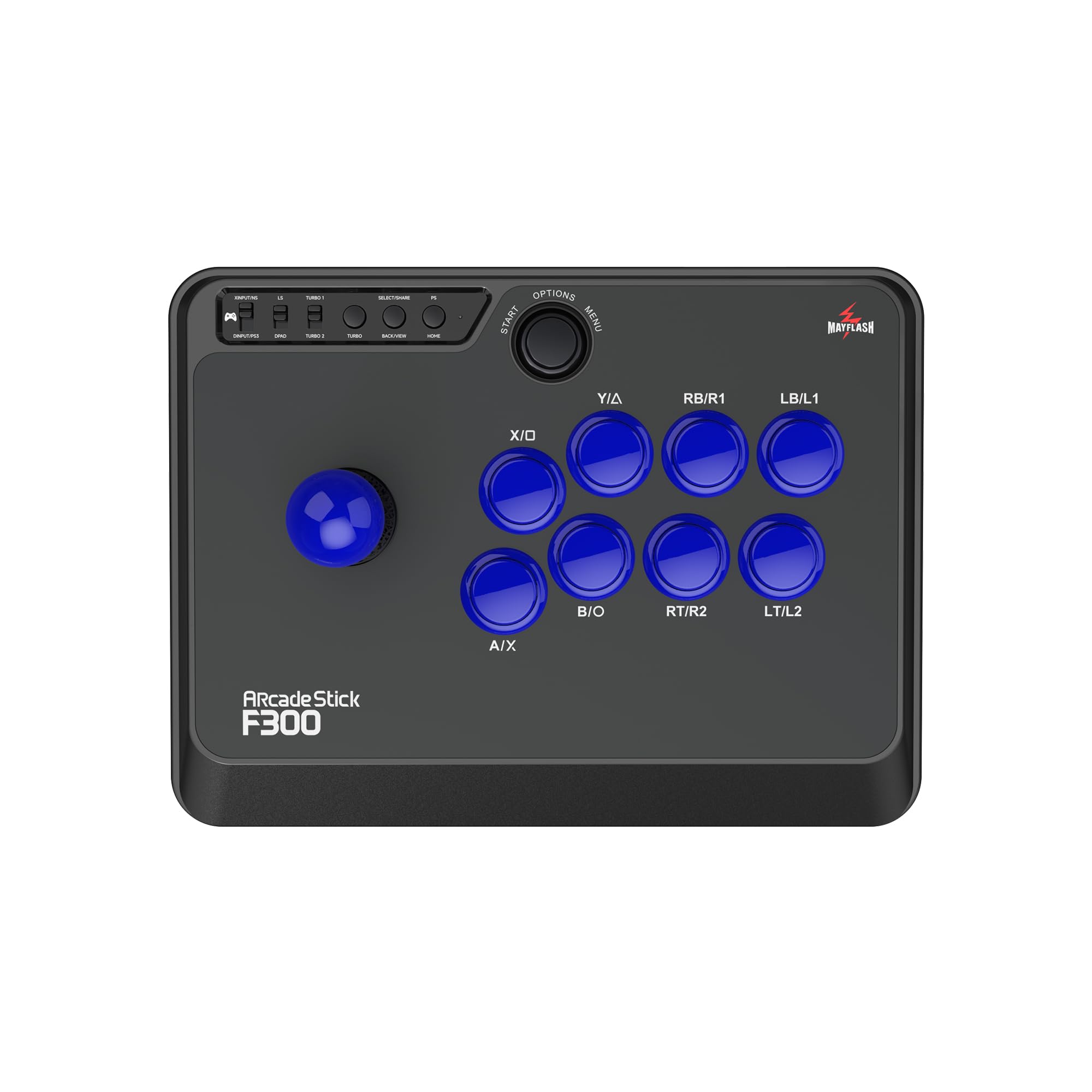 Joystick MAYFLASH F300 Arcade Fight Stick para Switch/Switch 2, PS4, PS3, Xbox Series S/X, Xbox One, Xbox 360, macOS, Windows, Steam Deck y más