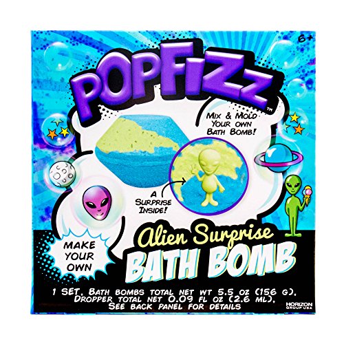 Pop Fizz Make Your Own Alien Surprise Bath Bomb by Horizon Group USA