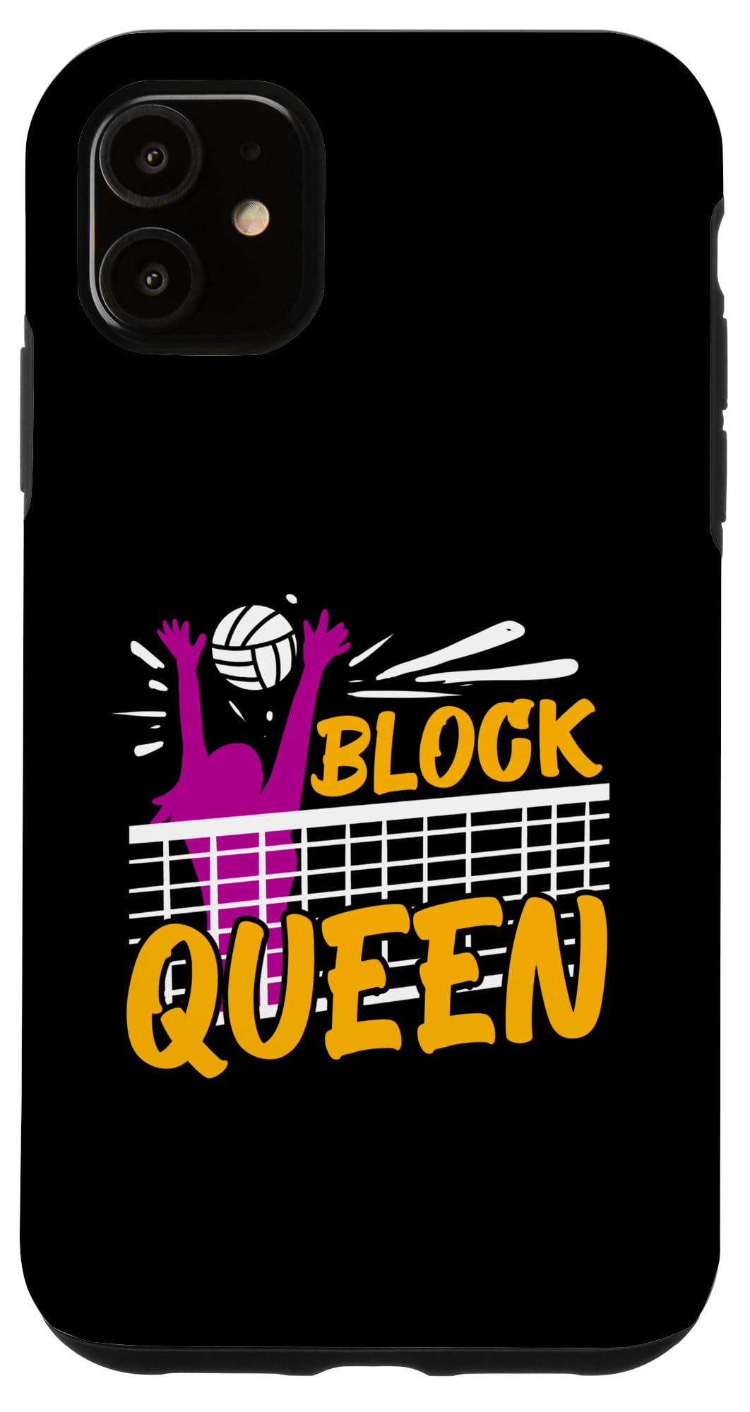 iPhone 11 Block Queen Beach Volley Court Game Volleyball Case