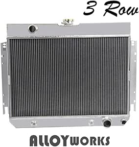 3 ROW for 63-68 CHEVY CHEVELLE EL CAMINO IMPALA BASE GM CARS ALUMINUM RADIATOR