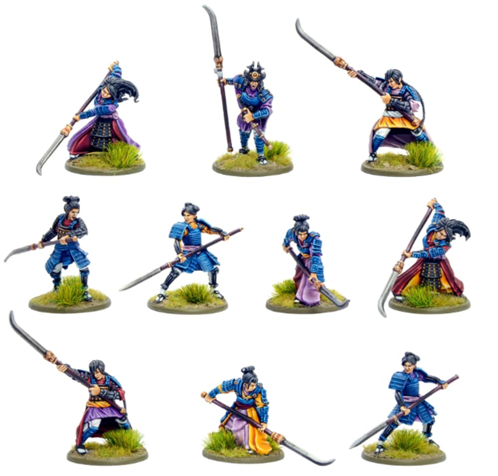 Warlord Games Armoured Onna-Bugeisha - 28mm Scale Metal Miniatures Highly Detailed Miniatures for Table-top Wargaming