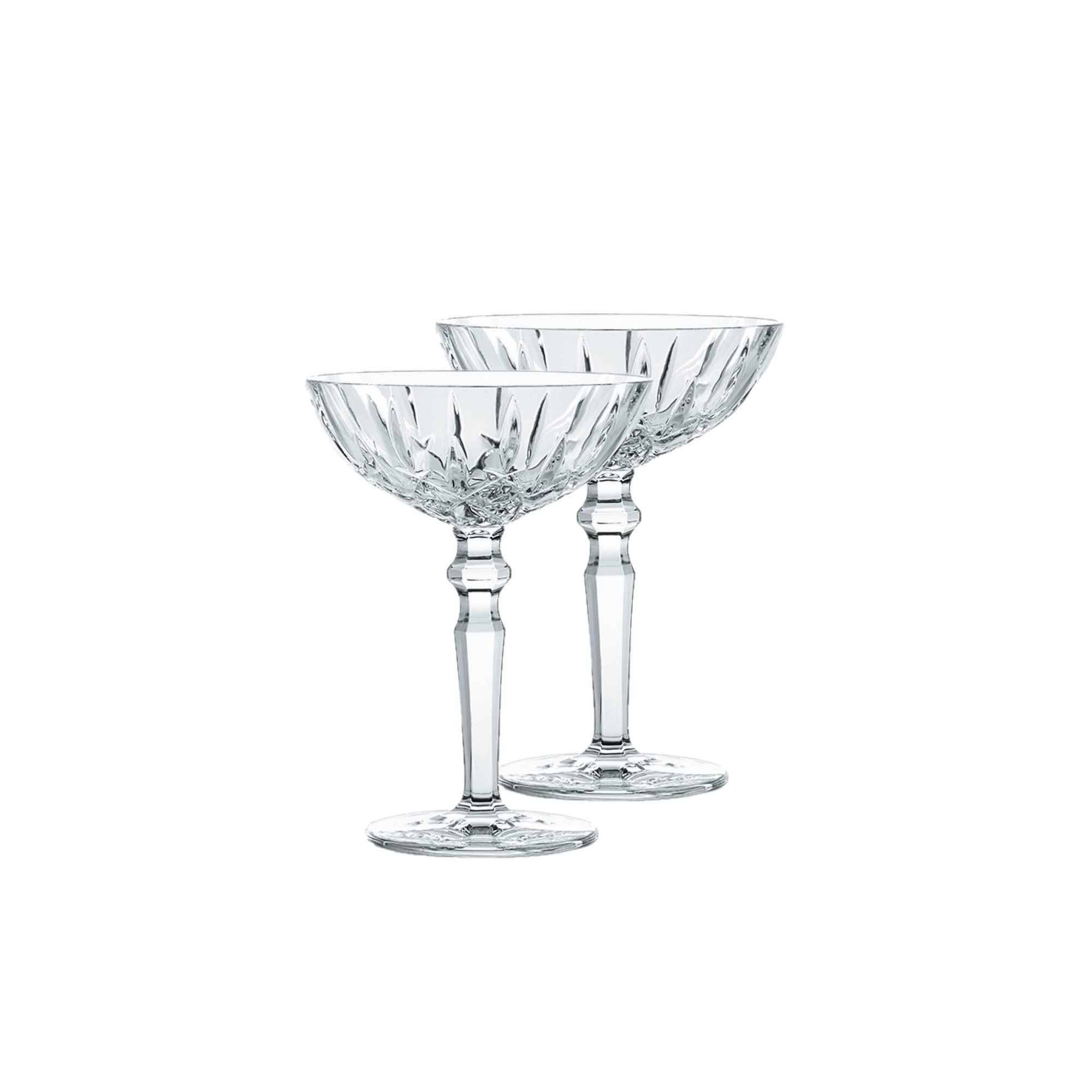 Spiegelau and Nachtmann Crystal Glass Set, Crystal Glass, Clear Crystal, 10.8 x 10.8 x 14.7 cm