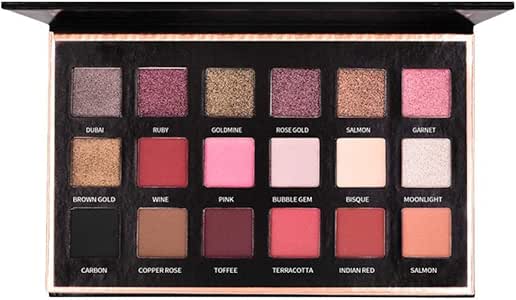 Biback 18 colores mate paleta de sombra de ojos a prueba de agua de