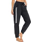 KaiDi Women's Capri Sweatpants - Casual Capri Pants with Pockets, Drawstring Workout Sweatpants for Yoga
