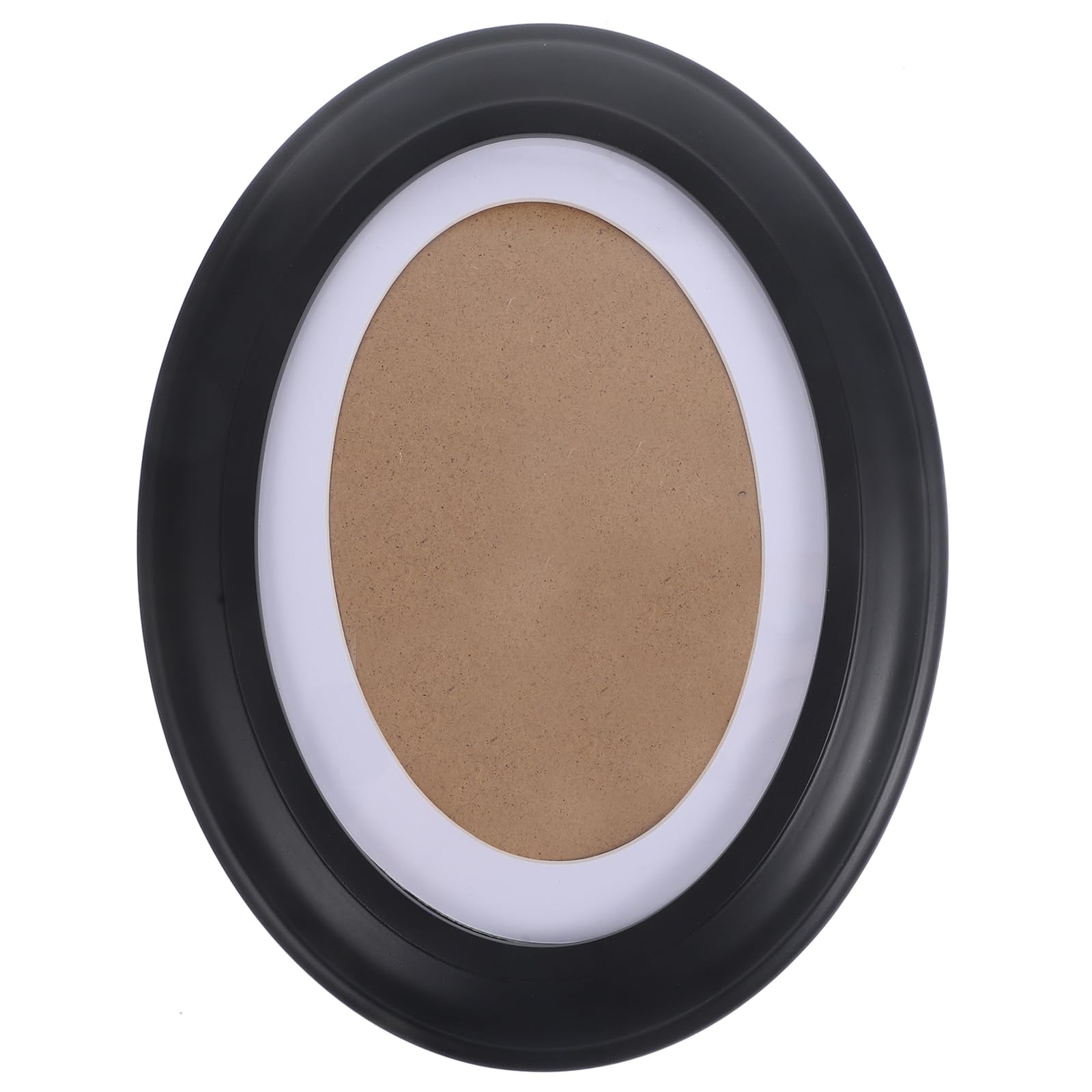 BESPORTBLE Solid Wood Oval Photo Frame for Wall Hanging Tabletop Display Unique Retro Picture Frame for Home Office Bedroom Living