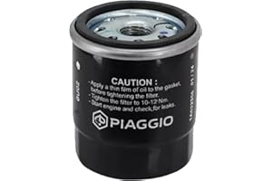 PIAGGIO 82635R Vespa OEM Oil Filter for Modern Vespa Scooters 150cc-300cc | For All 150-300cc Vespa GT GTS GTV HPE Super Sei Giorni ABS HPE | OEM# 1A022356 483727 Part# 82635R