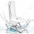 VOLLGUT Electric Bath Lift Chair, IP68 Waterproof Floor Lift for Elderly, Get Up from Floor, Weight Capacity 300LBS (White)