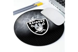 ZYJTEK Sports Round Mouse Pad,Non-Slip Rubber Base Mousepad for Computers Laptop Desk,Green Design Gaming Mouse Mat for Football Fans