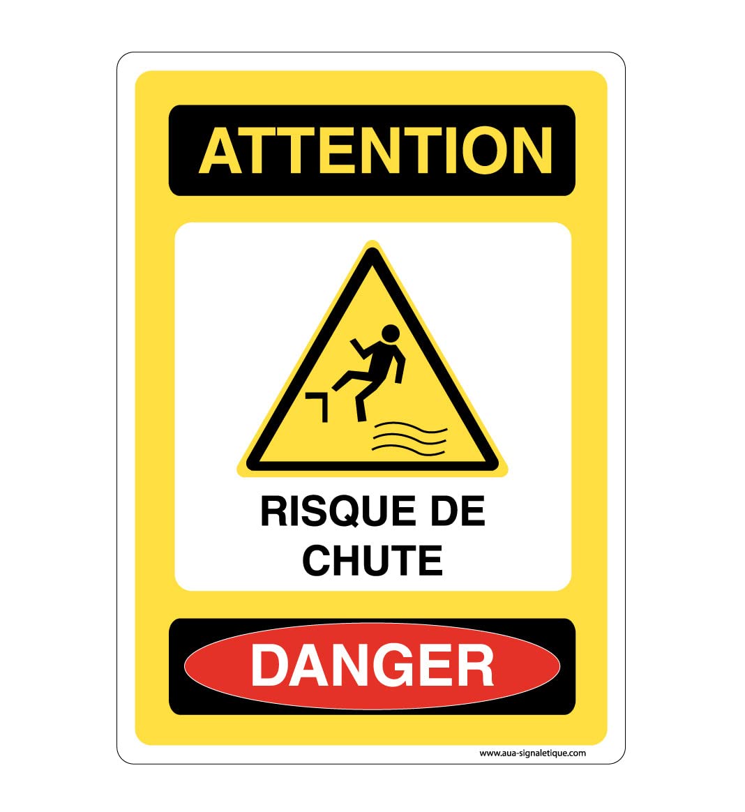 AUA SIGNALETIQUE 202141-AI-v-150x210 Product Information: Sign, Yellow, One Size