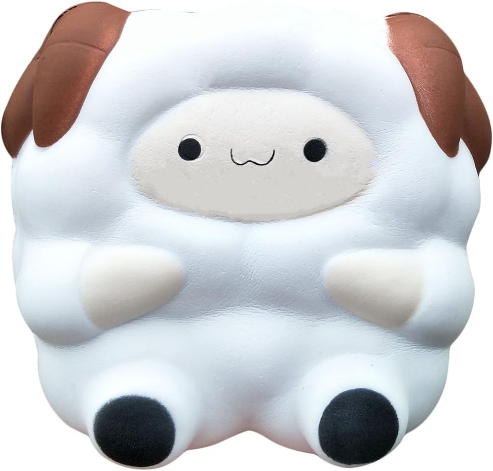 Jorbest Giant Slow Rising Squishy Sheep Kawaii Squishy Charm Animal Toy For Collection Pressure Reducing Toy