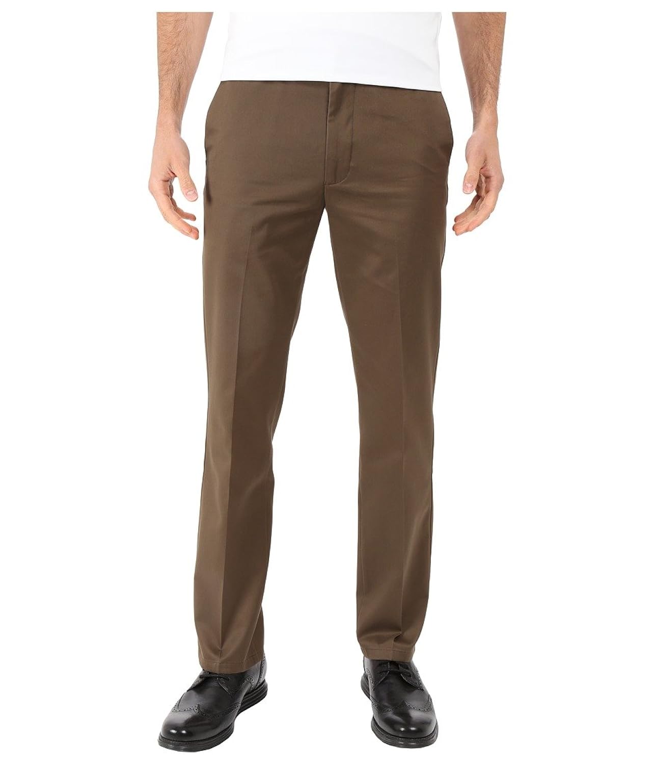 dockers d1 slim fit flat front