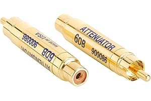Harrison Labs 6 dB RCA Line Level Audio Attenuator Pair