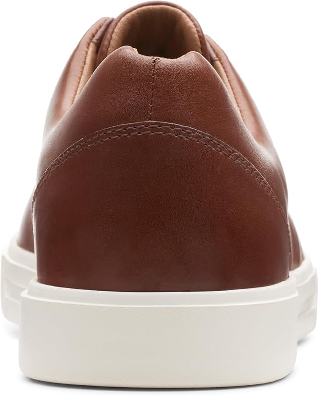 Clarks un costa lace, tênis masculino, british tan lea, 43 eu