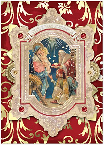 Punch Studio Luxe Nativity Dimensional Holiday