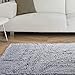 Lavish Home High Pile Shag Rug Carpet, 21 x 36